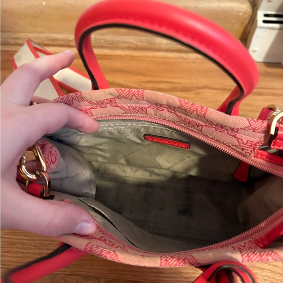 Michael Kors Pink and Red Satchel - Picture 4 of 5